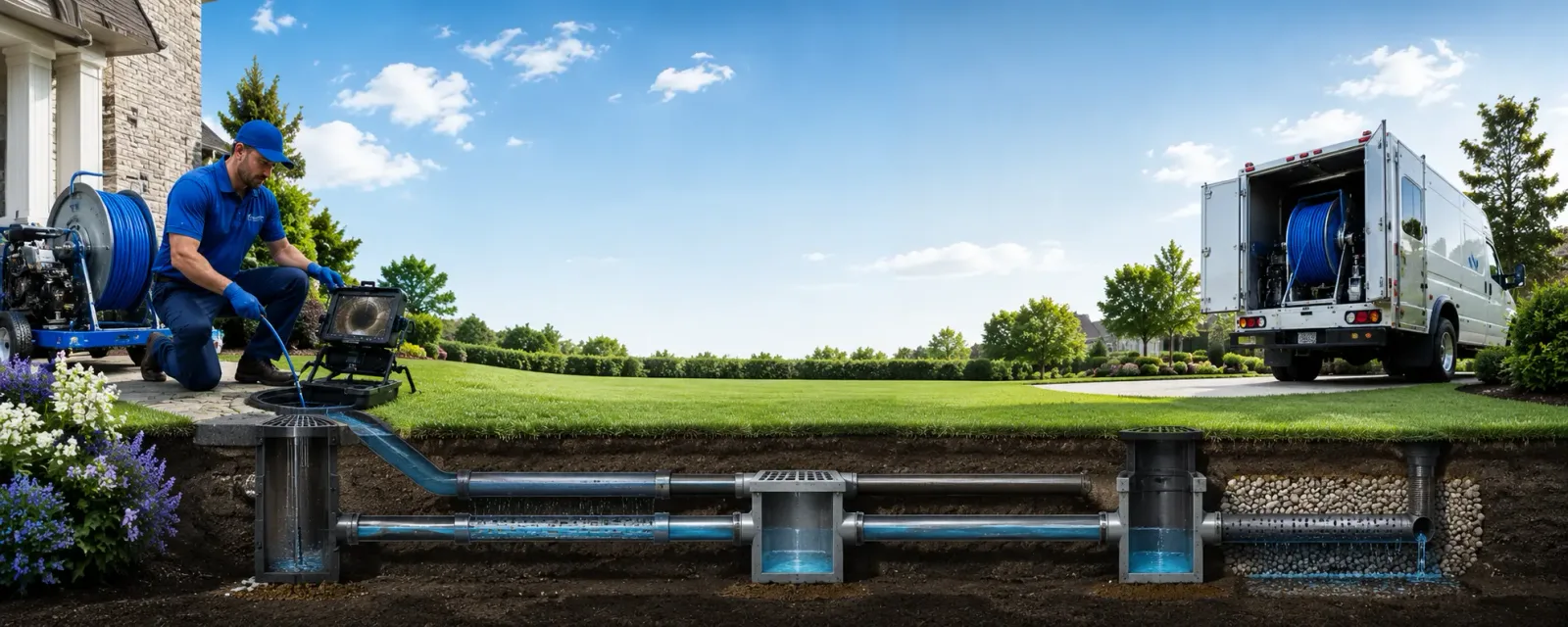 Outdoor drain cleaning information for Scooba, MS